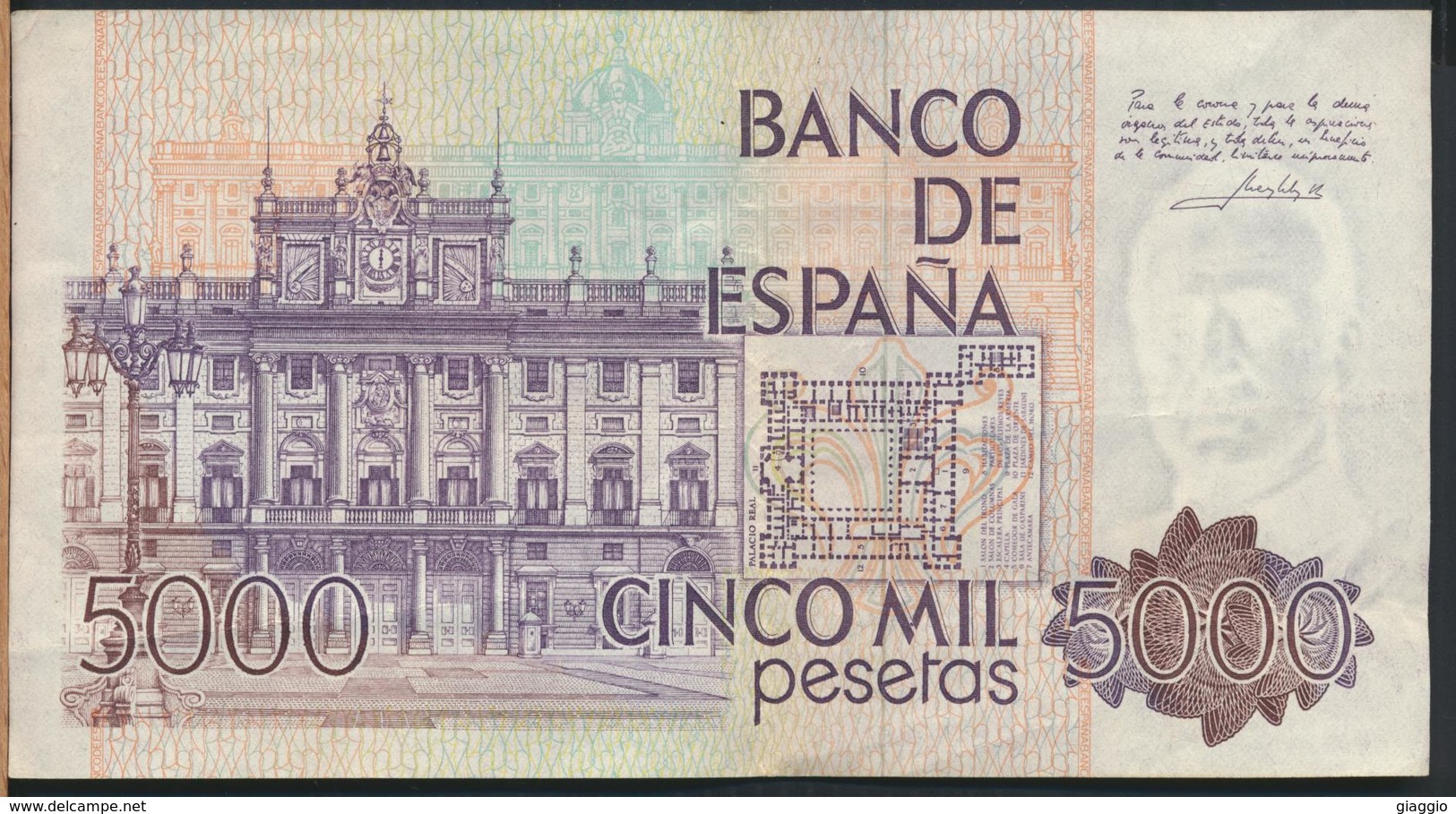 °°° SPAGNA SPAIN 5000 PESETAS 1979 °°° - [ 4] 1975-… : Juan Carlos I