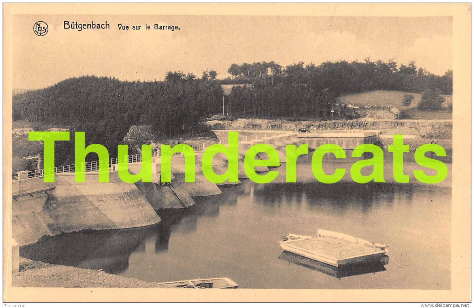 CPA BUTGENBACH VUE SUR LE BARRAGE - Bütgenbach