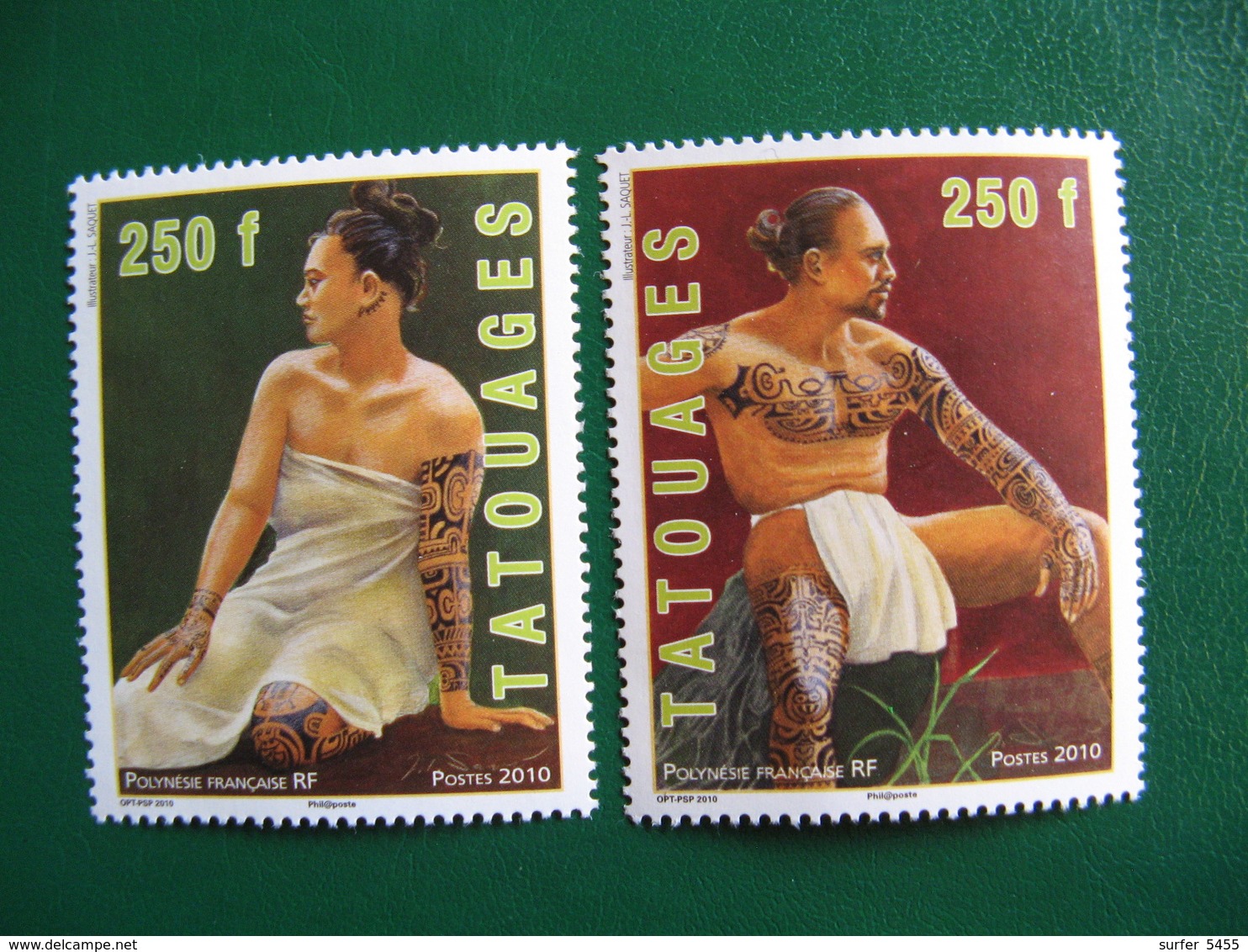 POLYNESIE YVERT POSTE ORDINAIRE N° 902/903 TIMBRES NEUFS** LUXE - MNH - FACIALE 4,19 EUROS - Unused Stamps