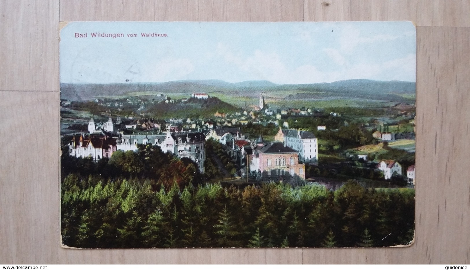 Ansichtskarte Von Bad Wildungen (1913 Echt Gelaufen) - Bad Wildungen