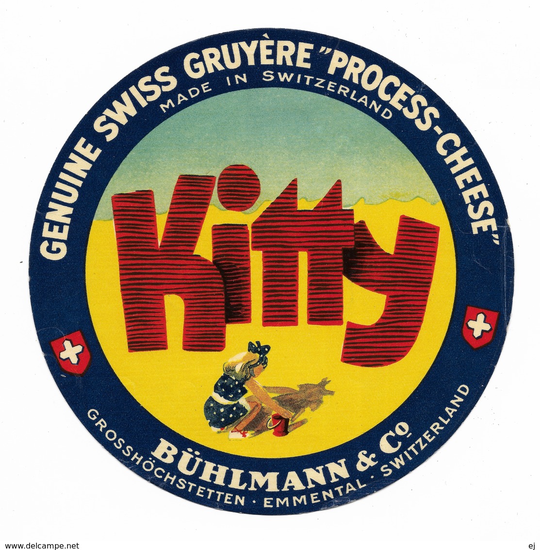 Kitty Genuine Swiss Gruyère Switzerland - Bühlmann & Co Grosshöchstetten Emmental - Käse