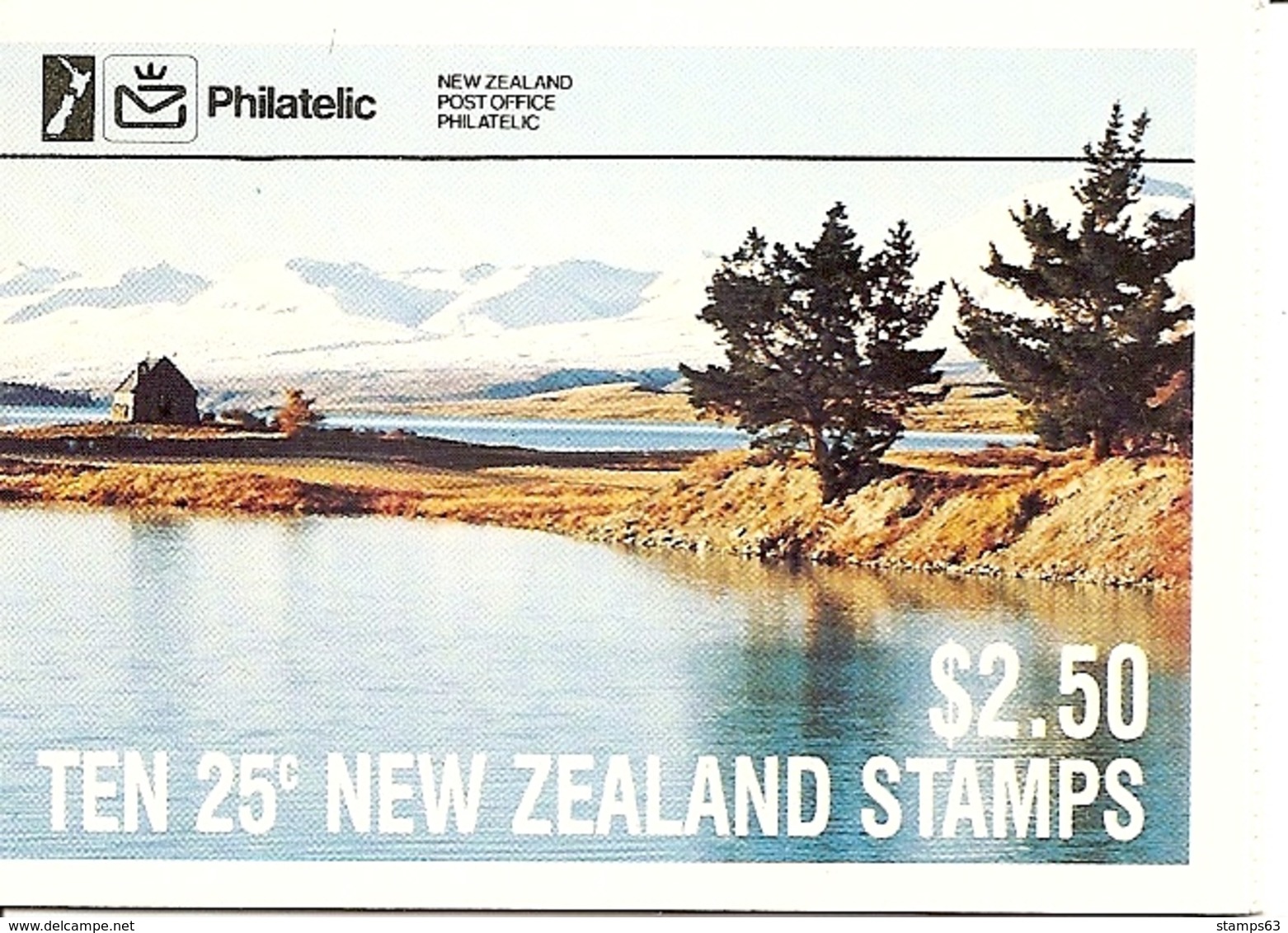 NEW ZEALAND, 1985, Booklet 39, 10x25c, Lake Tekapo - Booklets