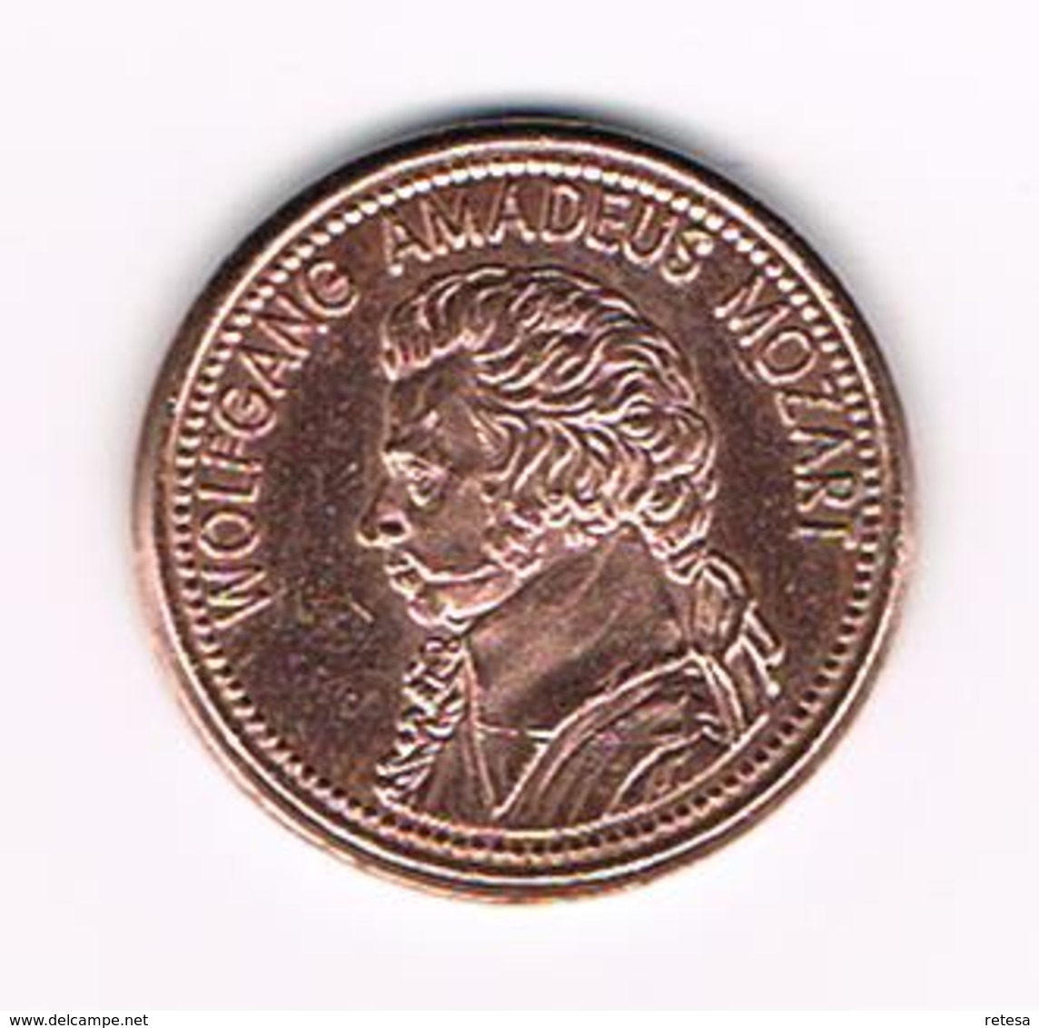 &-  PENNING WOLFGANG AMADEUS MOZART - Elongated Coins