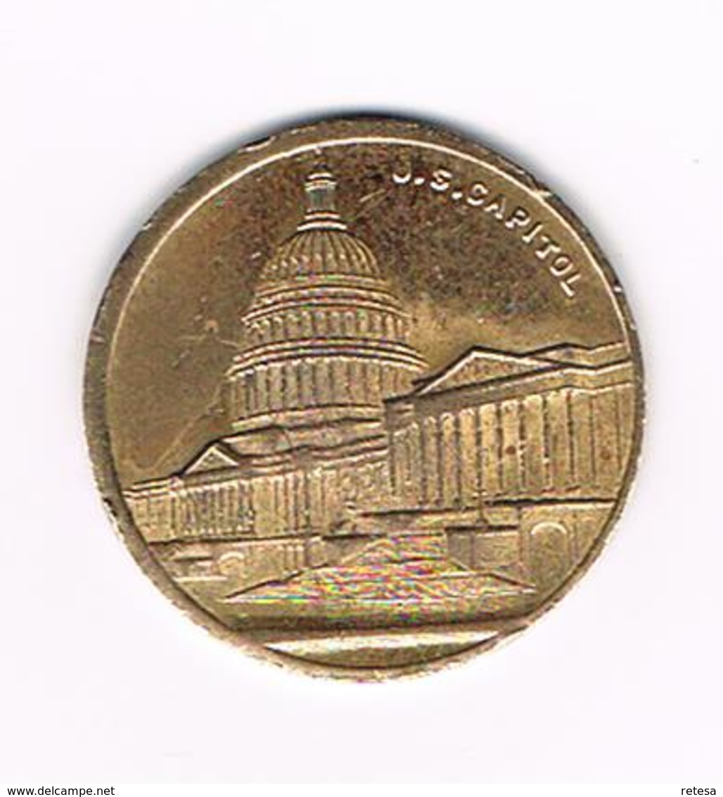 &-   PENNING  U.S. CAPITOL  WASHINGTON . D.C. - Pièces écrasées (Elongated Coins)