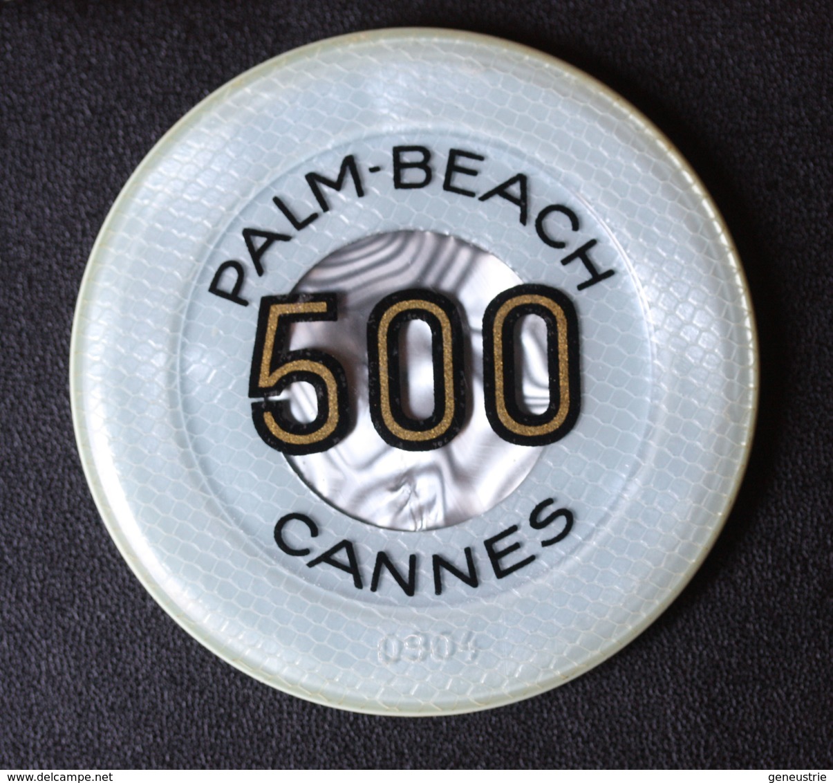 Jeton Casino "500 (Francs) Palm Beach Cannes - French Riviera Casino Chips Token - Casino