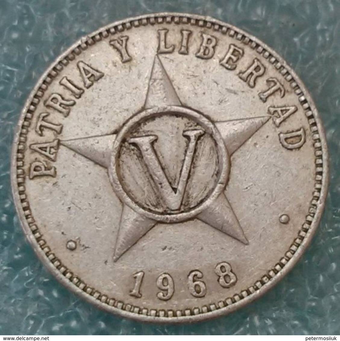 Cuba 5 Centavos, 1968 -2043 - Cuba