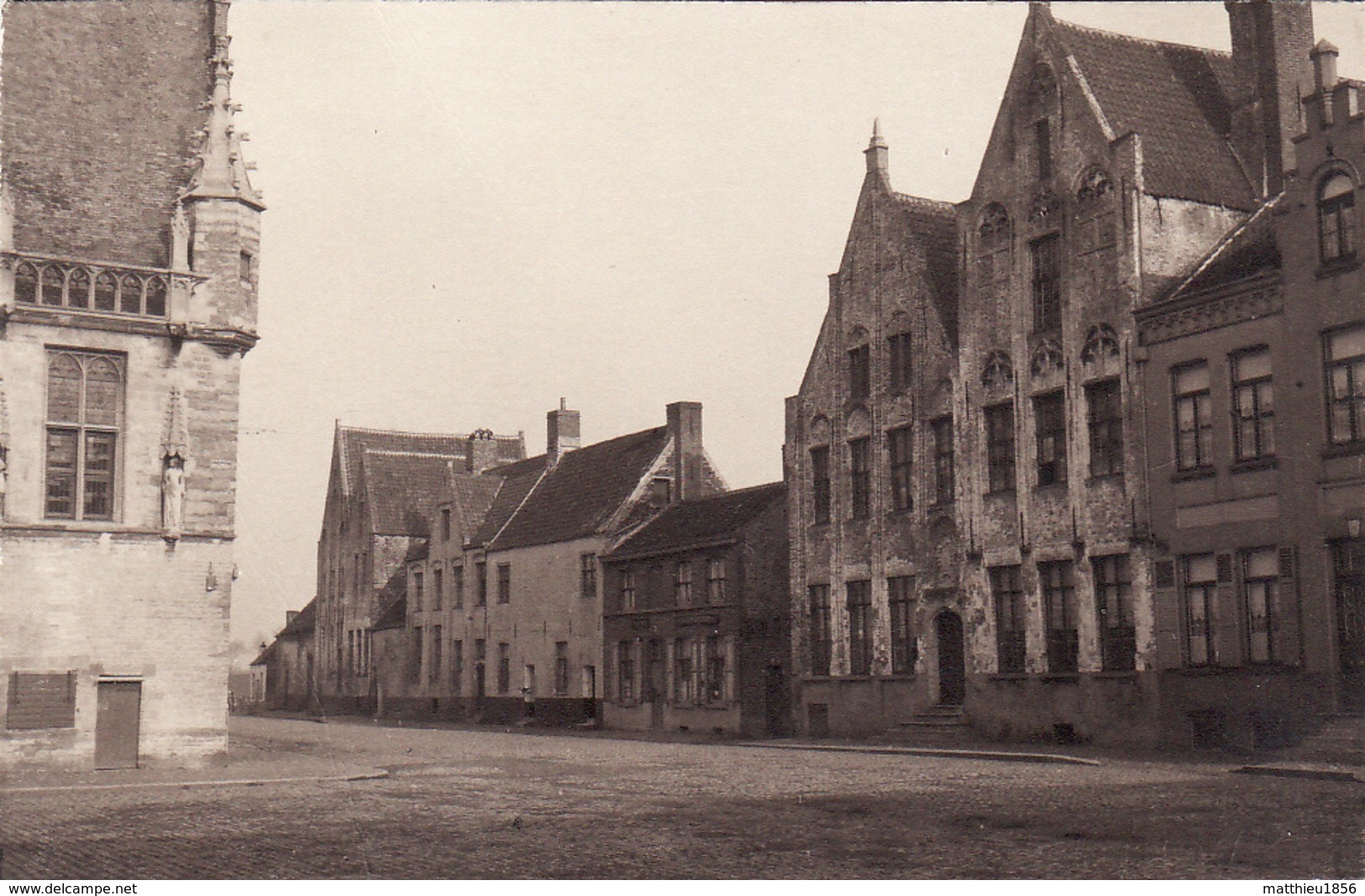 Photo 1915 DAMME - Une Rue (A196, Ww1, Wk 1) - Damme