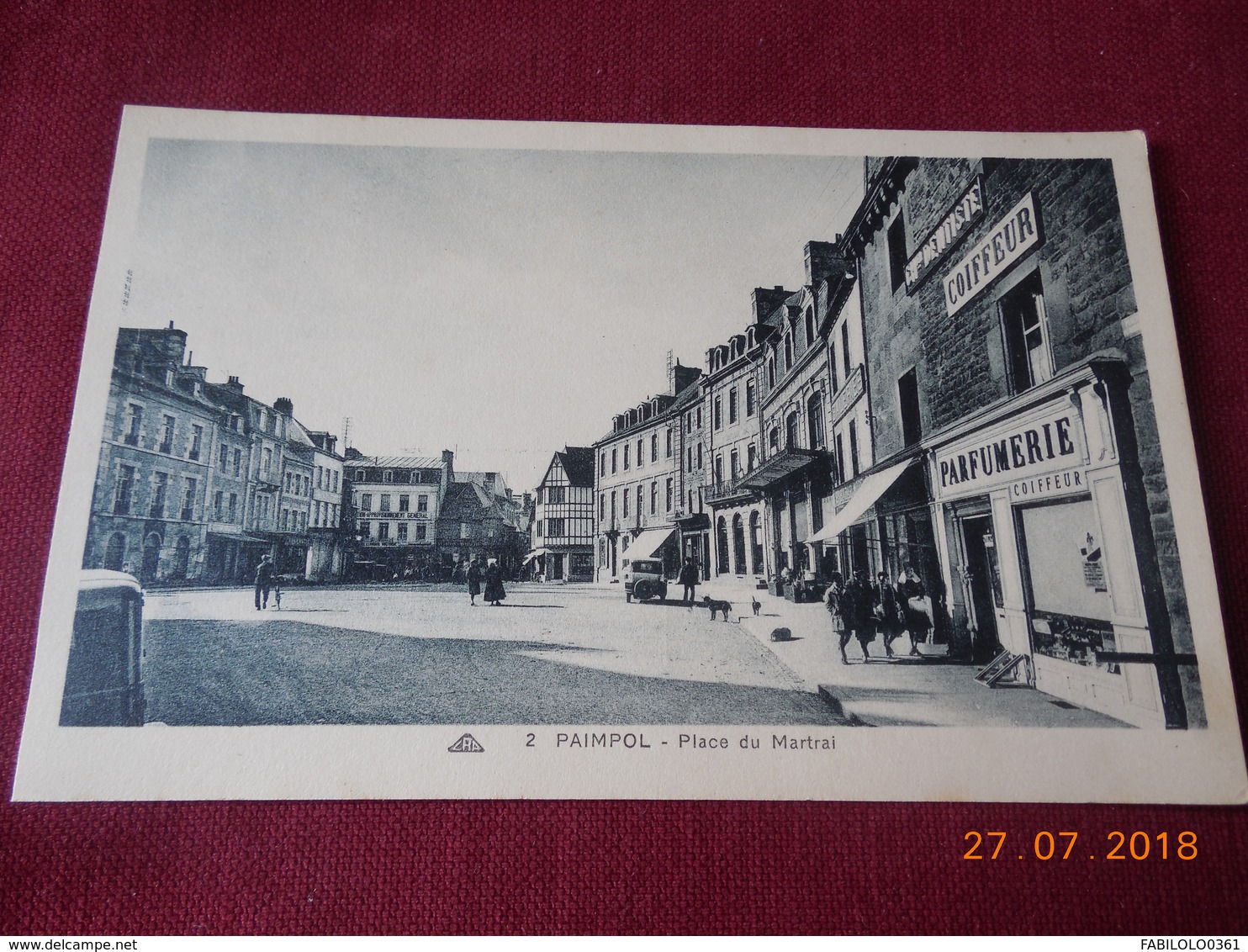 CPA - Paimpol - Place Du Martrai (carte N° 2) - Paimpol