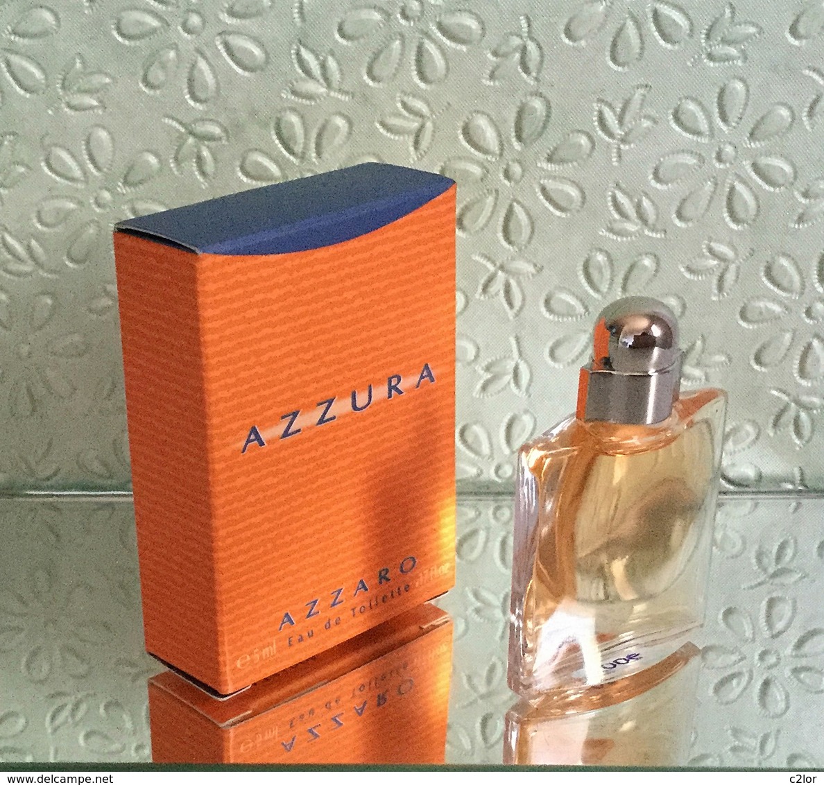 Miniature "AZZURA " De AZZARO Eau De Toilette Pour 5 Ml Dans Sa Boite (M076) - Miniatures Femmes (avec Boite)