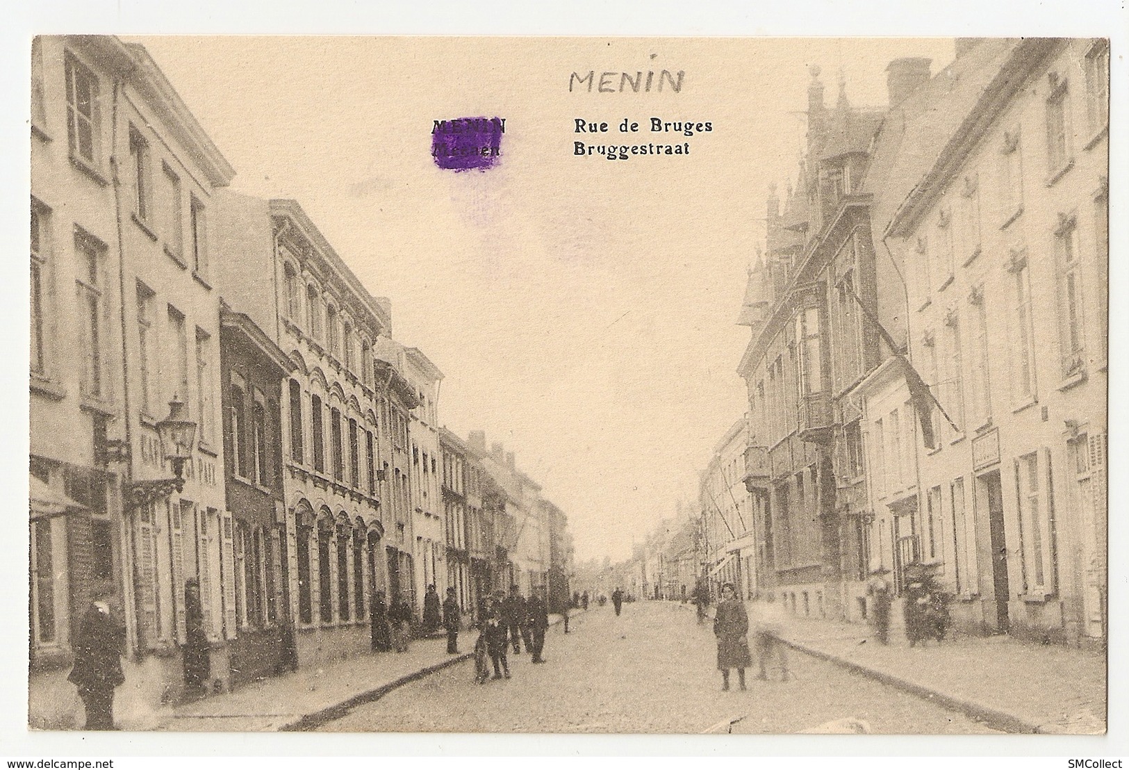 Belgique. Menen, Menin, Meenen ...  Rue De Bruges / Bruggestraat (A4p1) - Menen