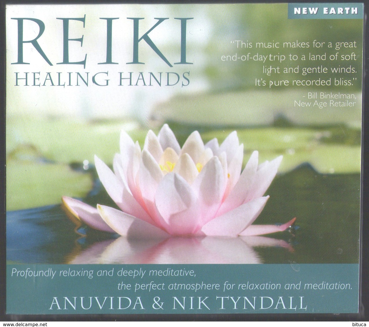 CD 5 TITRES REIKI HEALING HANDS ANUVIDA & NIK TYNDALL NEUF SOUS BLISTER & RARE - New Age