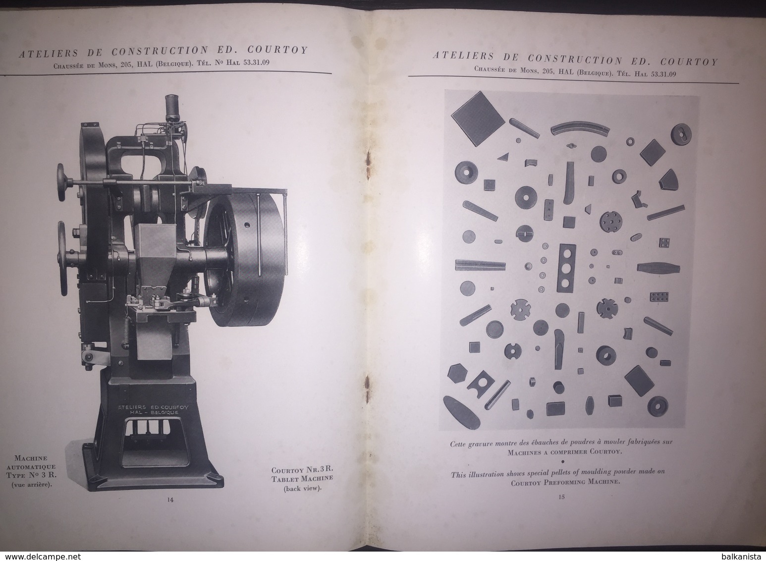 Machines A Comprimier Courtoy . Tablet Machines Catalog - Tools