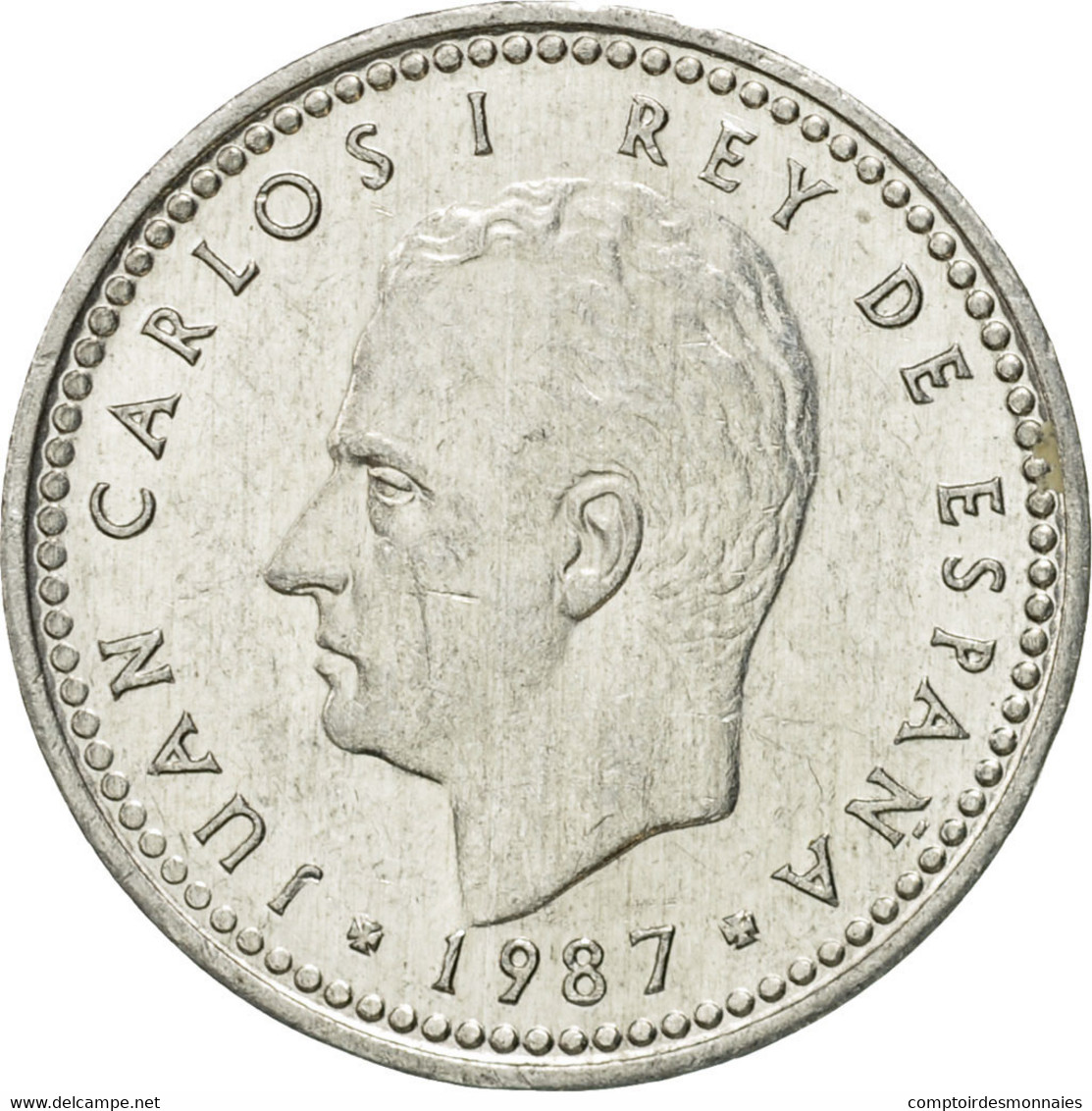 Monnaie, Espagne, Juan Carlos I, Peseta, 1987, TTB+, Aluminium, KM:821 - 1 Peseta
