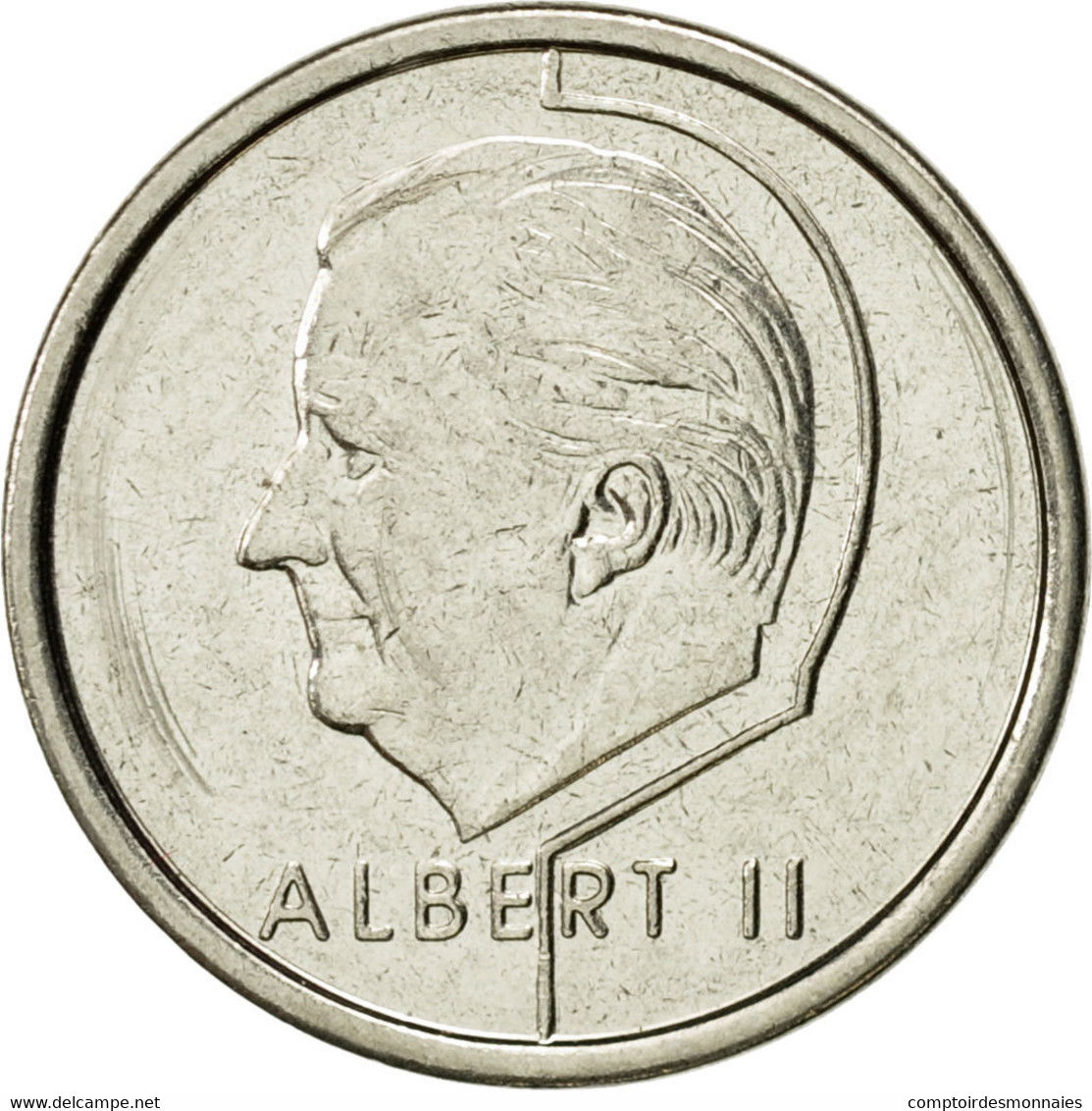 Monnaie, Belgique, Albert II, Franc, 1997, Bruxelles, TTB, Nickel Plated Iron - 1 Frank