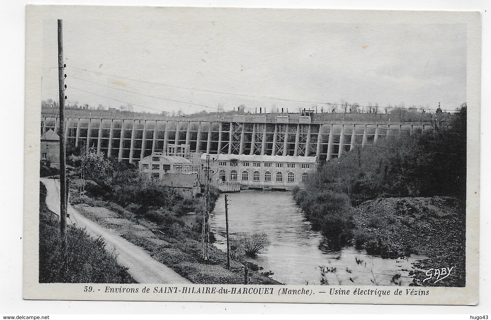 SAINT HILAIRE DU HARCOUET - ENVIRONS - N° 39 - USINE ELECTRIQUE DE VEZINS - CPA NON VOYAGEE - Saint Hilaire Du Harcouet