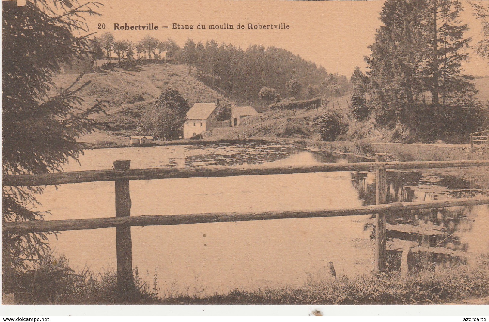 Robertville , ( Waimes , Sourbrodt ) , étang Du Moulin ,n° 20 ( Pension Pour Famille En Face Du Lac) - Weismes