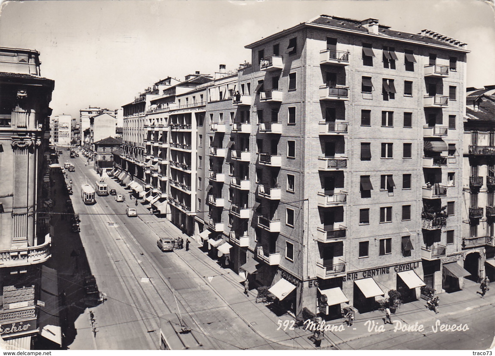 MILANO / Via Ponte Seveso - Tram  _ Viaggiata - Milano