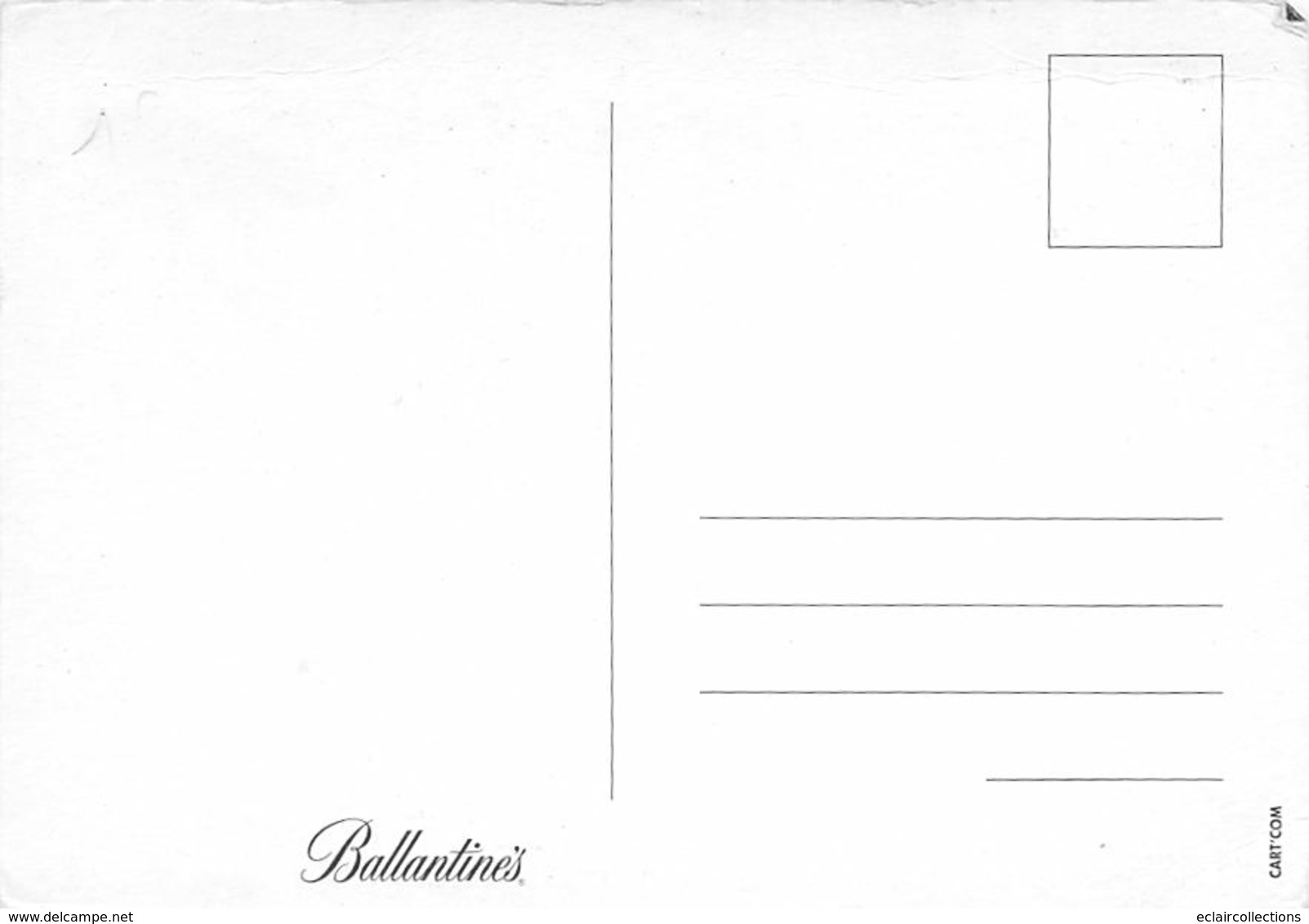 Thème Publicité  Alcools Ou Boissons. Whisky  Ballantines  10x15  (voir Scan) - Other & Unclassified