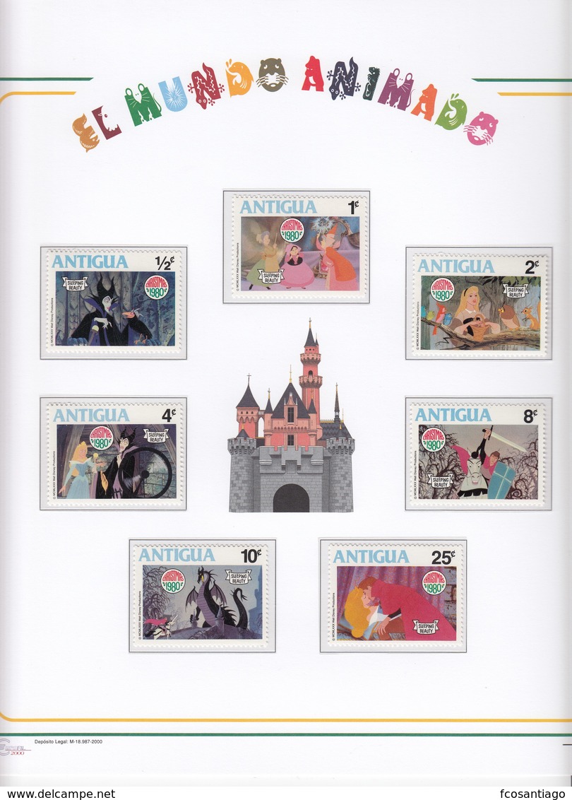 COLECCIÓN TEMÁTICA DE SELLOS - DISNEY