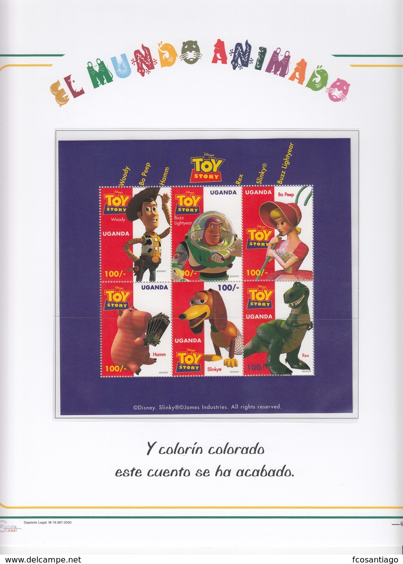 COLECCIÓN TEMÁTICA DE SELLOS - DISNEY