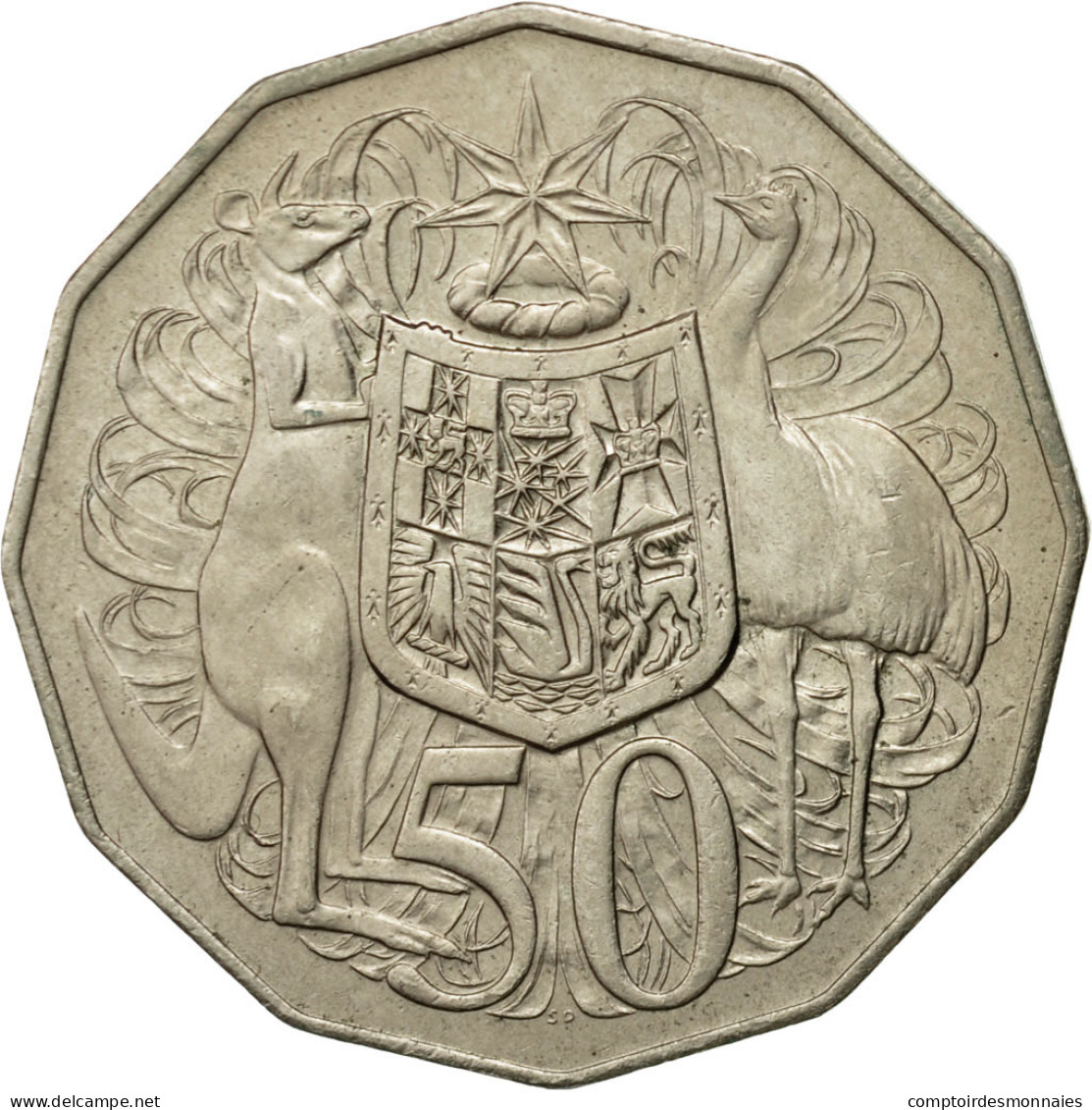 Monnaie, Australie, Elizabeth II, 50 Cents, 1981, TTB+, Copper-nickel, KM:68 - 50 Cents