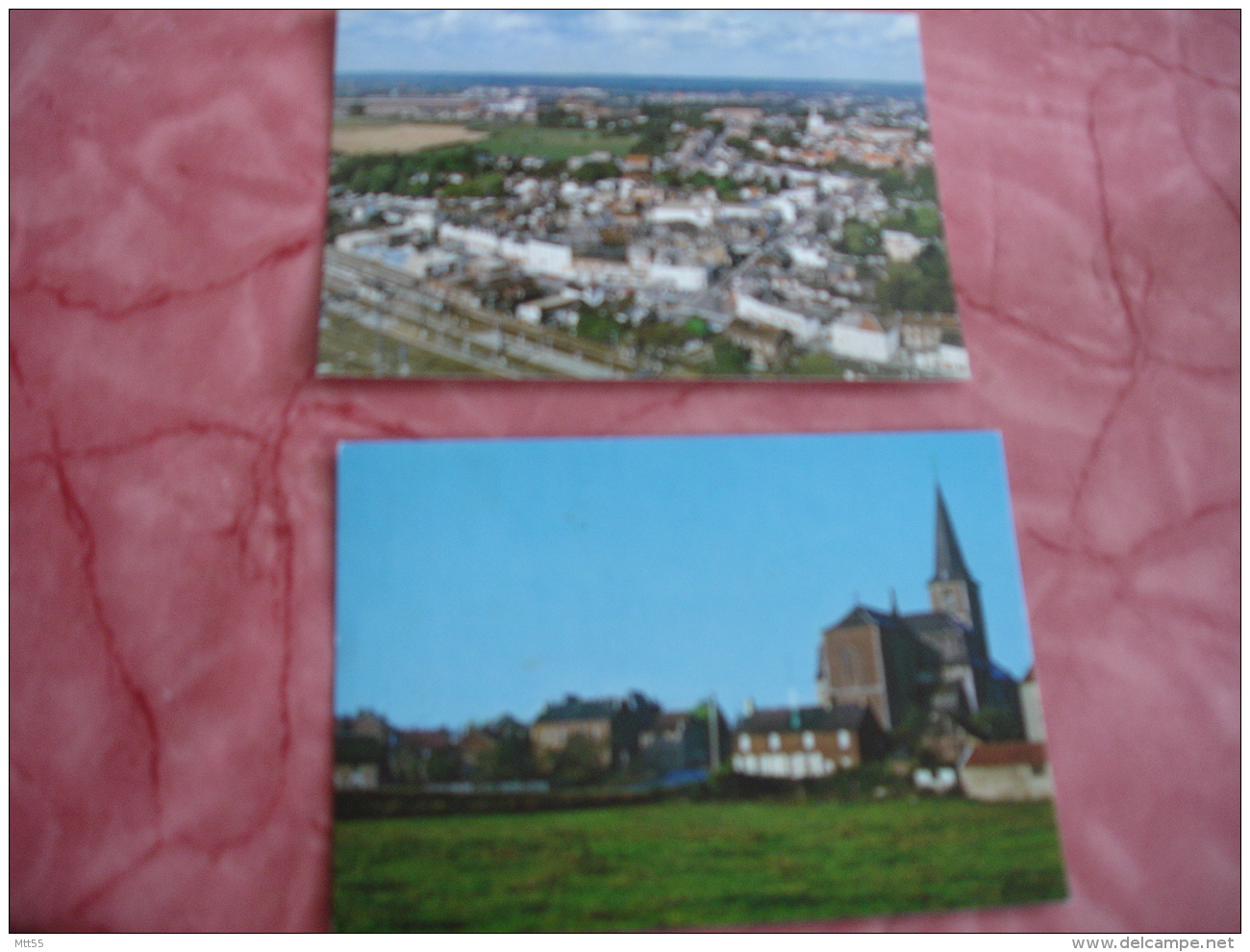 Lot De 2 Cartes  Aulnoye Aymeries - Autres & Non Classés