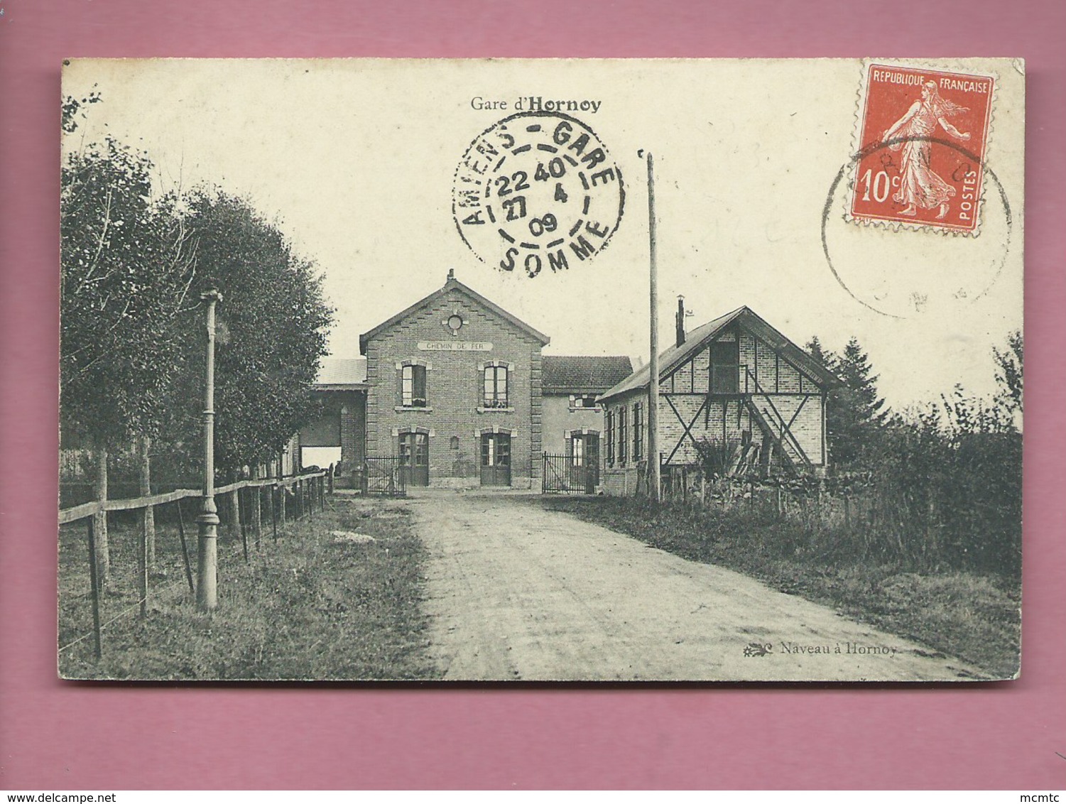 CPA  Décollée  -   Gare D' Hornoy - Hornoy Le Bourg