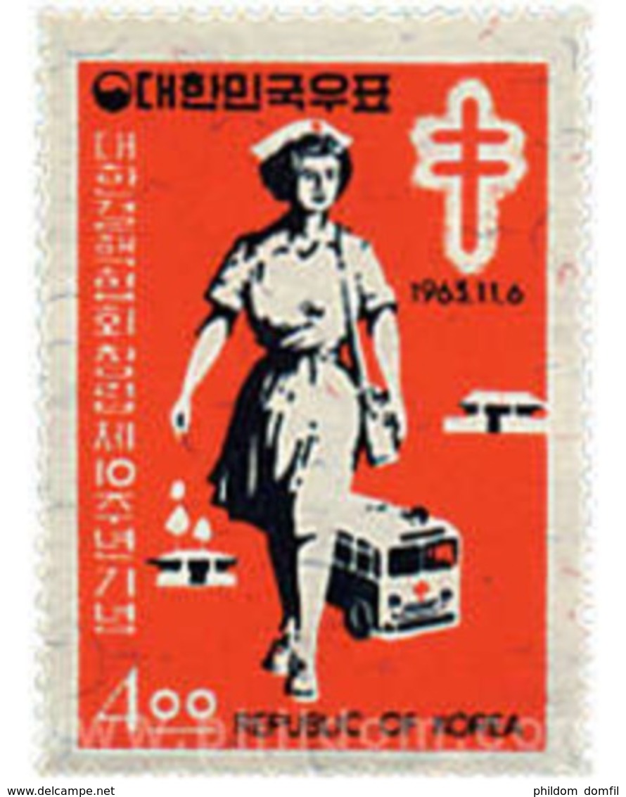 Ref. 43730 * MNH * - SOUTH KOREA. 1963. DIA DE LA LUCHA CONTRA LA TUBERCULOSIS - Corea Del Sur