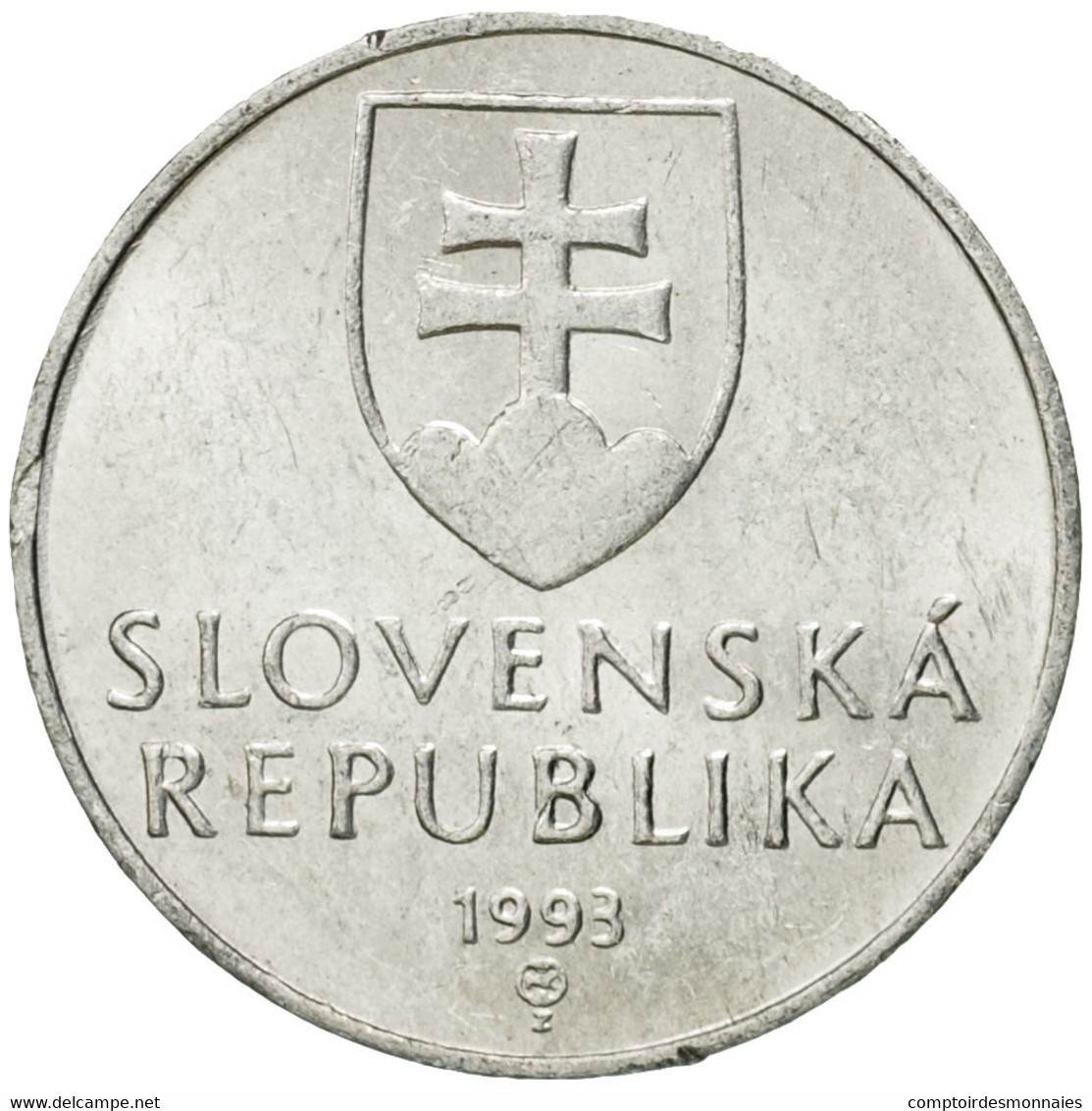 Monnaie, Slovaquie, 10 Halierov, 1993, TTB, Aluminium, KM:17 - Slovaquie