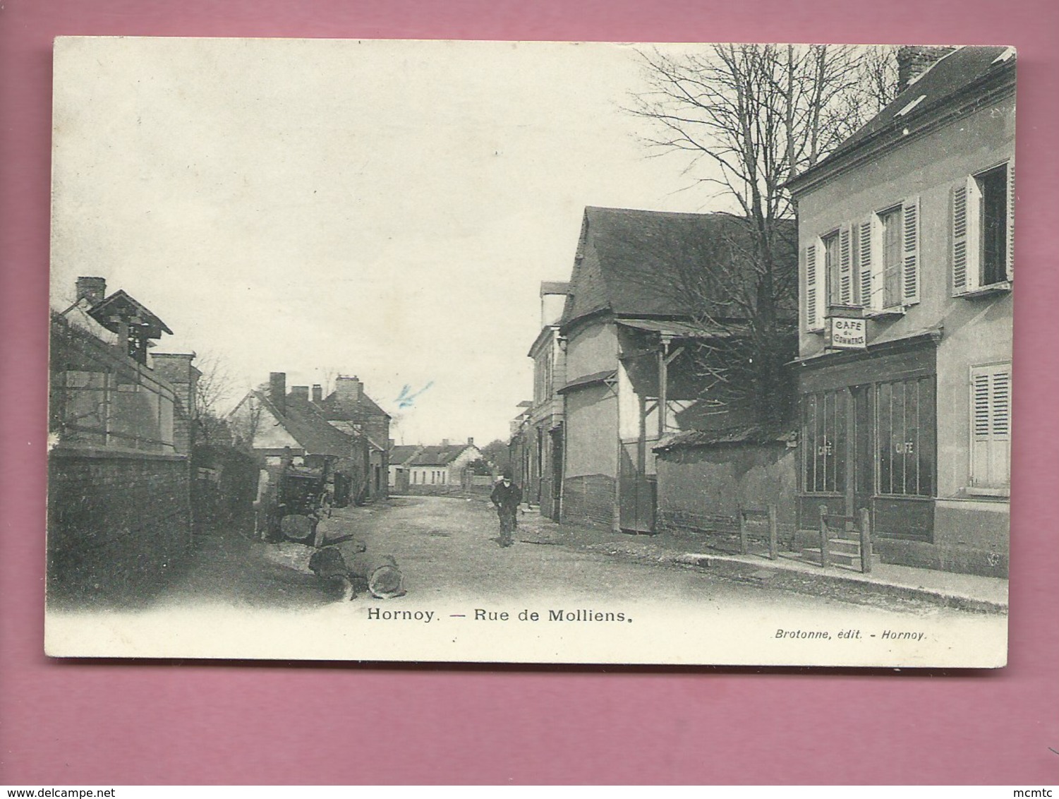 CPA   -   Hornoy  -  Rue De Molliens - Hornoy Le Bourg