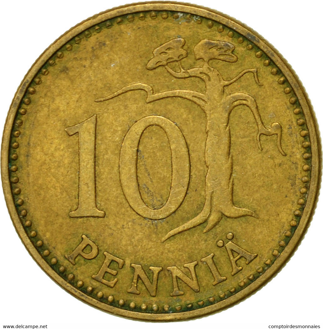 Monnaie, Finlande, 10 Pennia, 1964, TTB, Aluminum-Bronze, KM:46 - Finnland