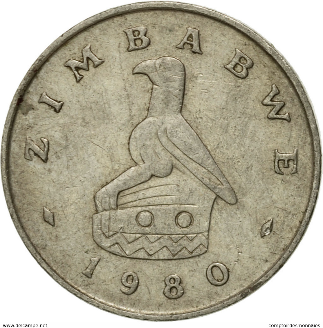 Monnaie, Zimbabwe, 5 Cents, 1980, TTB, Copper-nickel, KM:2 - Simbabwe