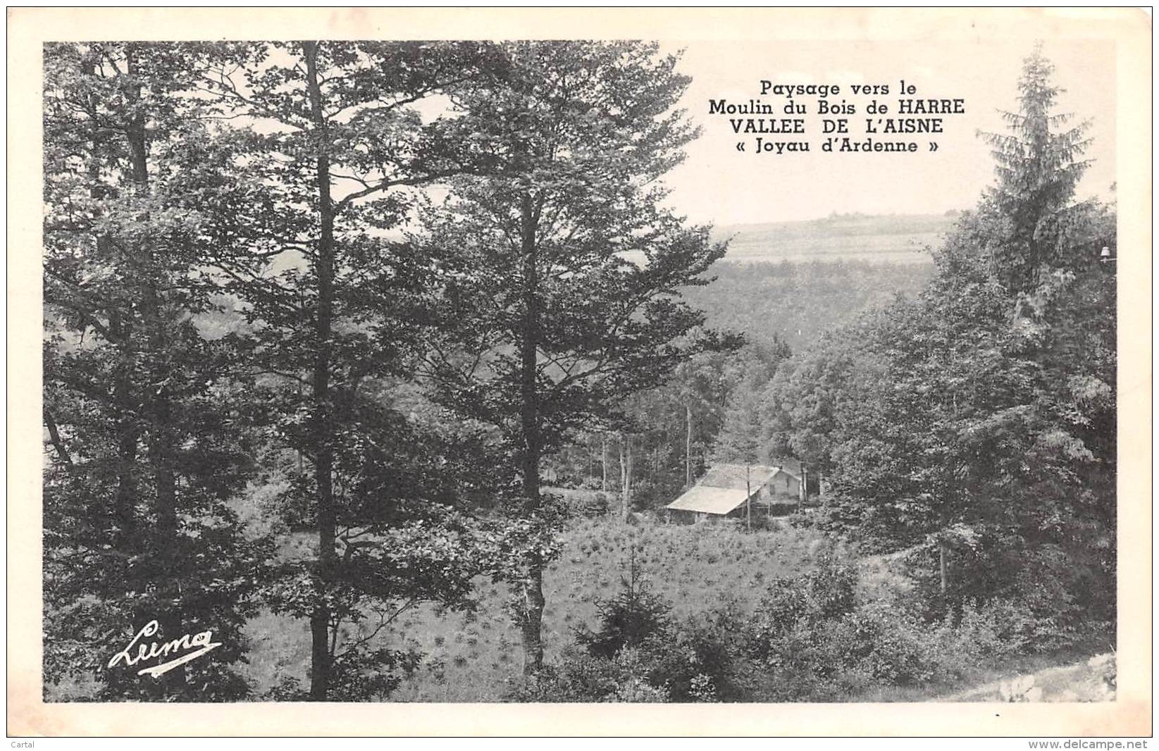 Paysage Vers Le Moulin Du Bois De HARRE - Vallée De L'Aisne - "Joyau D'Ardenne" - Manhay