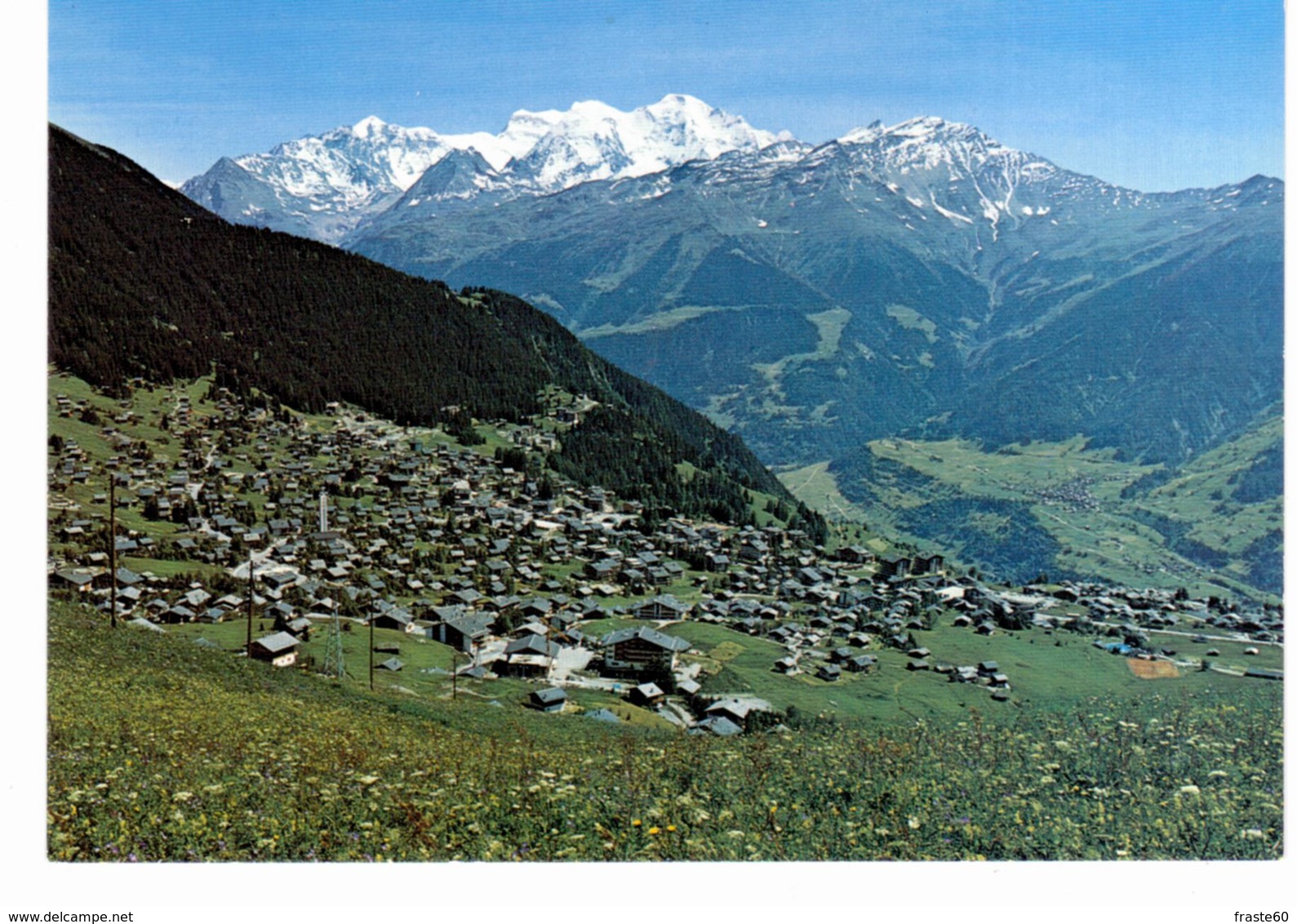 Verbier - Vue Générale Avec Le Grand Combin - Andere & Zonder Classificatie