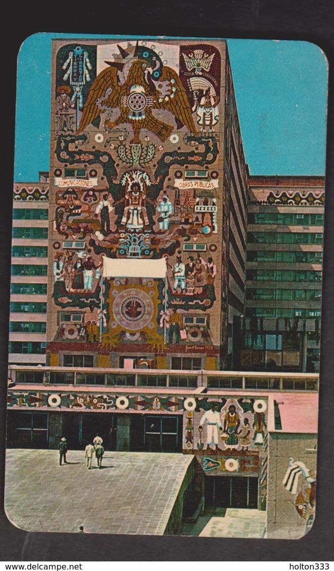 Stone Murals On Building, Mexico - Used - Mexico