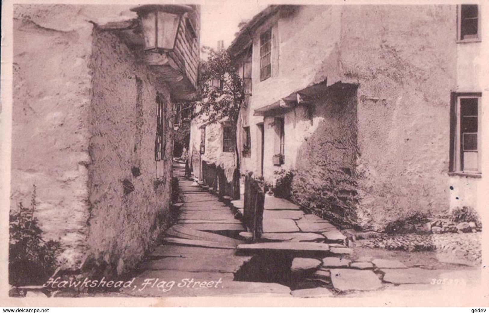 GB, Hawkshead In Cumbria, Flag Street (11.11.46) - Hawkshead