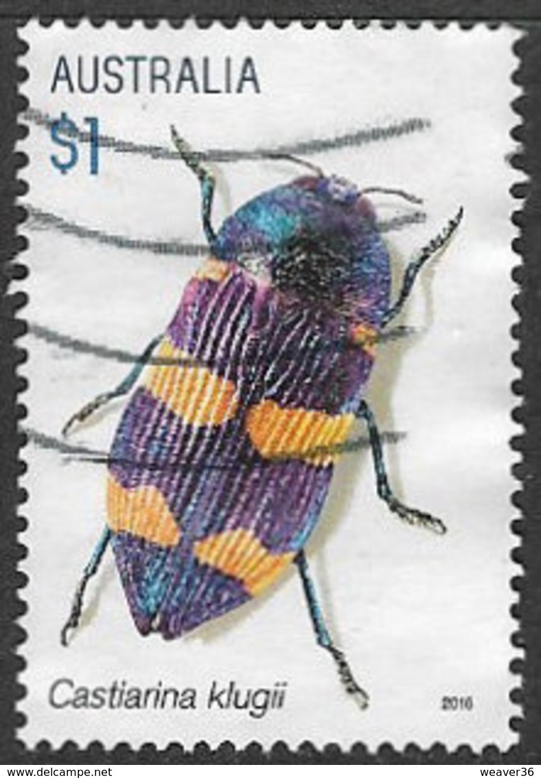 Australia 2016 Beetles $1 Type 2 Sheet Stamp Good/fine Used [38/31145/ND] - Used Stamps