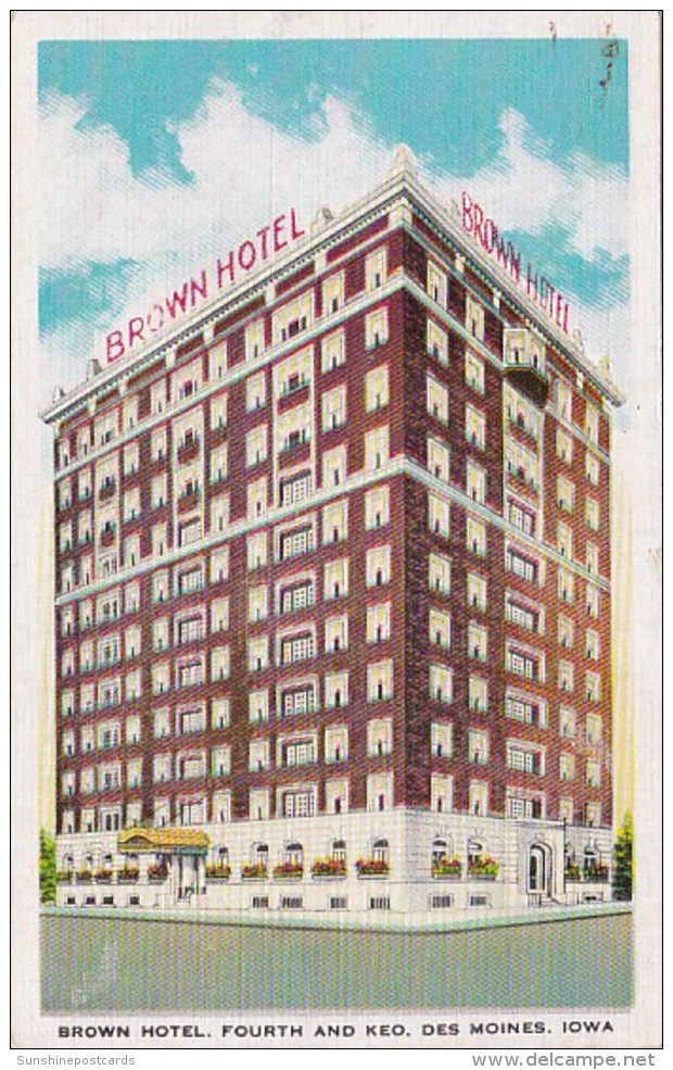 Iowa Des Moines Brown Hotel - Des Moines