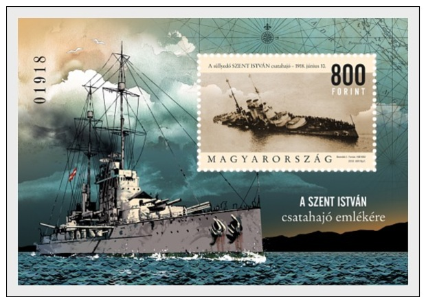 H01 Hungary 2018 Battleship Saint Stephen MNH Postfrisch - Neufs