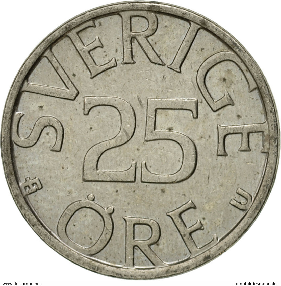 Monnaie, Suède, Carl XVI Gustaf, 25 Öre, 1979, TTB, Copper-nickel, KM:851 - Suède