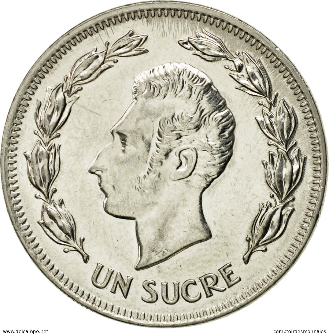 Monnaie, Équateur, Sucre, Un, 1986, TTB+, Nickel Clad Steel, KM:85.2 - Equateur