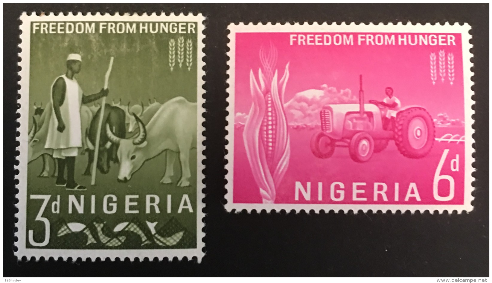 Nigeria   - MH* -  1963 - #  141/142 - Nigeria (1961-...)