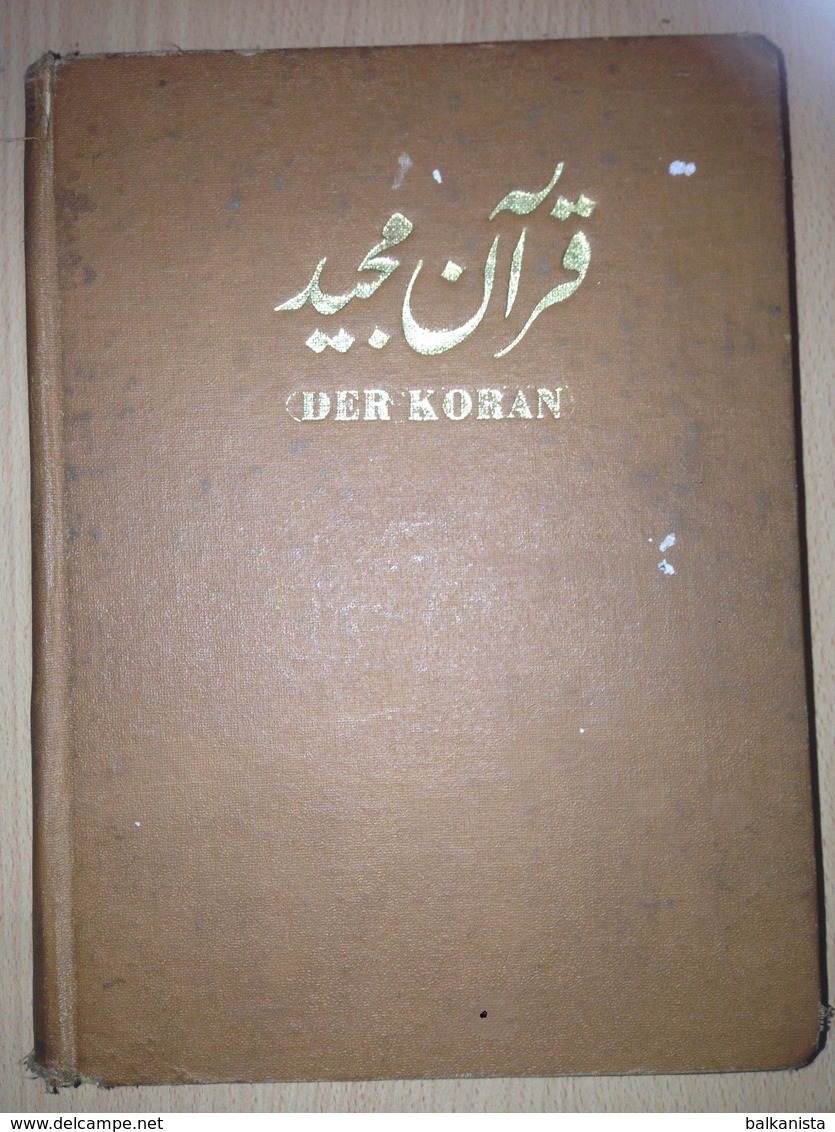 ARABIC DEUTSCH DER KORAN MAULANA SADRUDDIN 1964 - Cultura