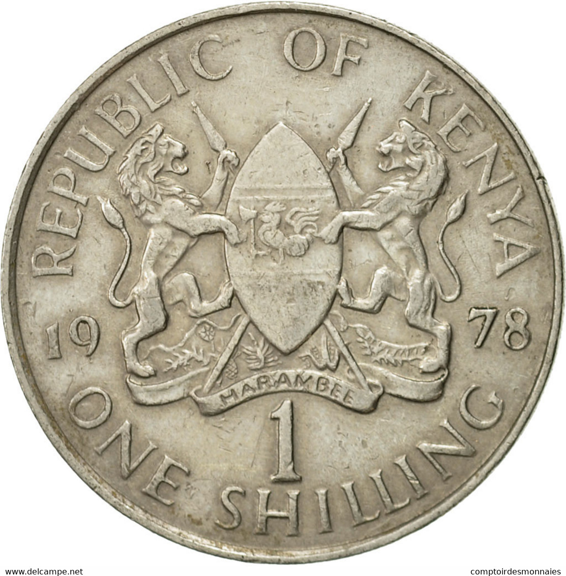 Monnaie, Kenya, Shilling, 1978, TTB, Copper-nickel, KM:14 - Kenya