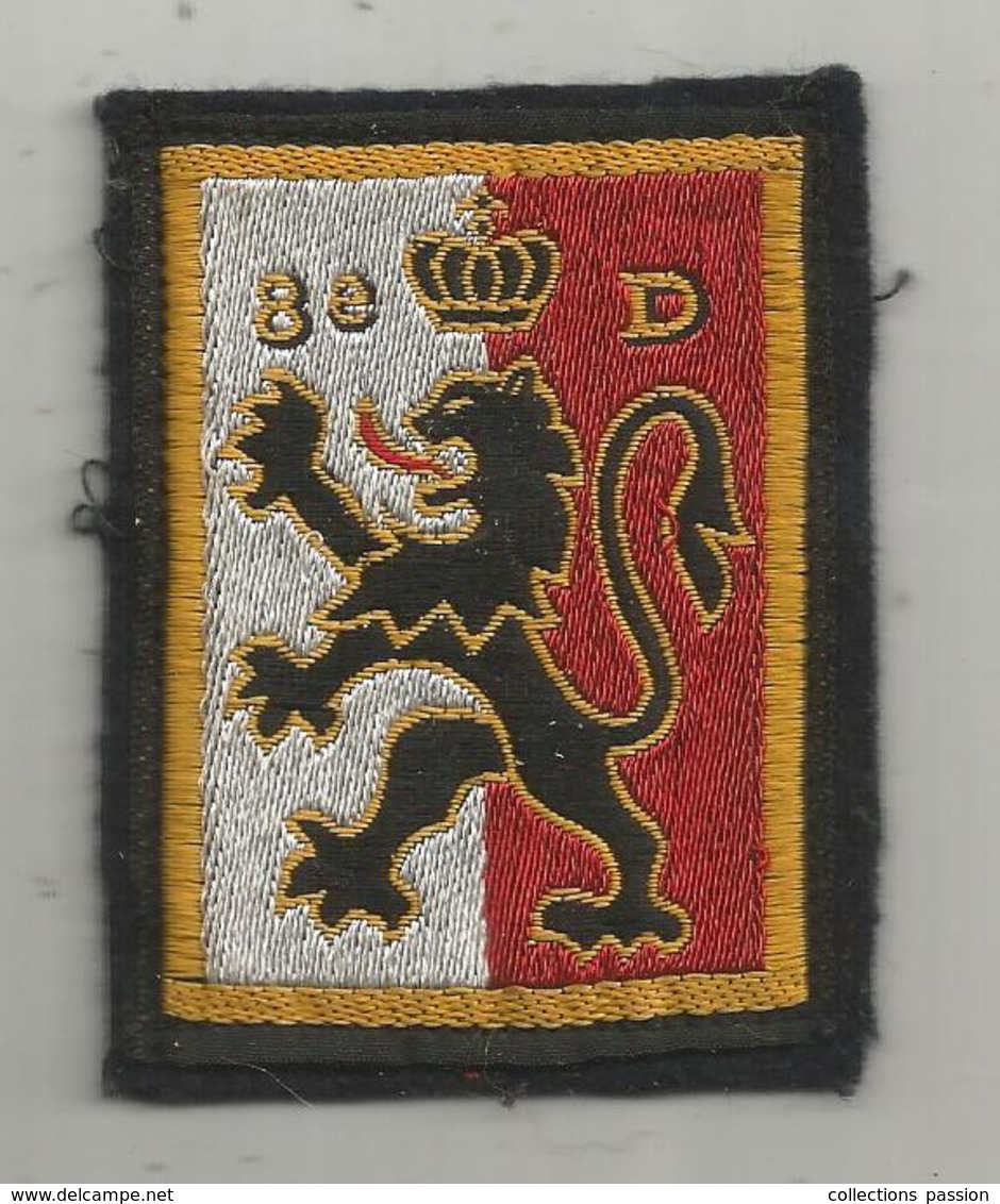 écusson Tissus ,militaria , 8 E D , 8 E Régiment De DRAGON , 2 Scans - Ecussons Tissu