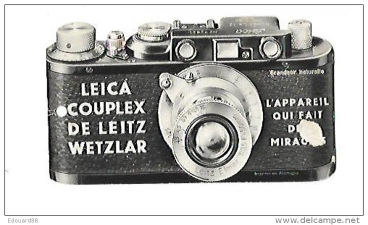 COPIE D'UN APPAREIL-PHOTO LEICA COUPLEX DE LEITZ WETZLAR L'APPAREIL QUI FAIT DES MIRACLES DEFAUTS VOIR SCAN - Autres & Non Classés