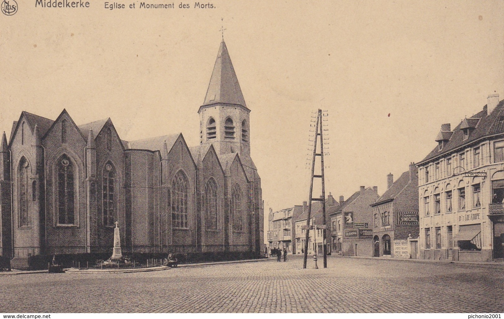 MIDDELKERKE  -  Eglise Et Monument Des Morts - Middelkerke