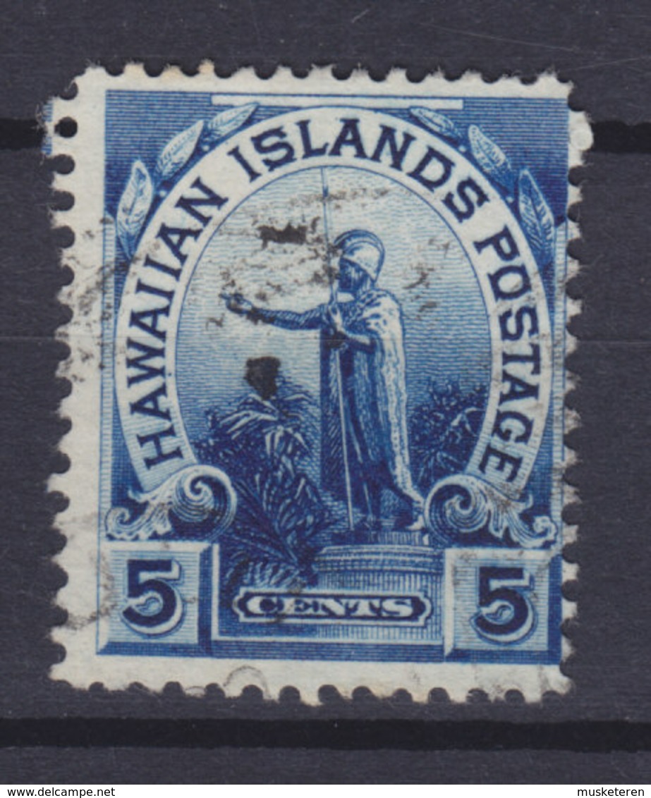 United States Possessions Hawaii 1899 Mi. 65     5c. CENTS Denmal Von König Kamehameha I. (2 Scans) - Hawaii