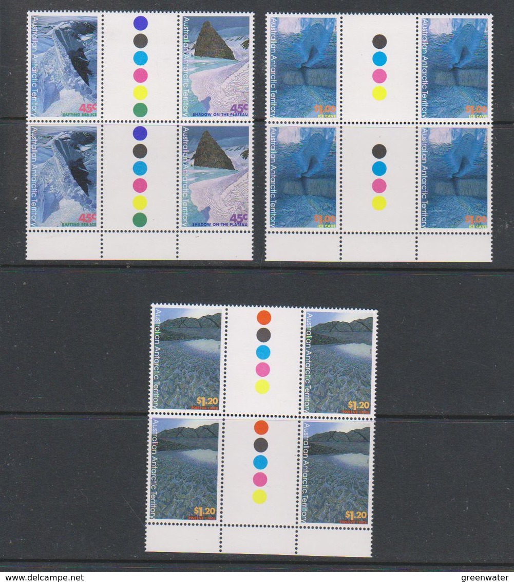 AAT 1996 Landscapes/Landforms 2x Gutter ** Mnh (39722D) - Unused Stamps