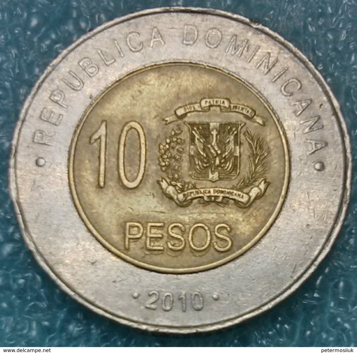 Dominican Republic 10 Pesos, 2010 -0769 - Dominicaine